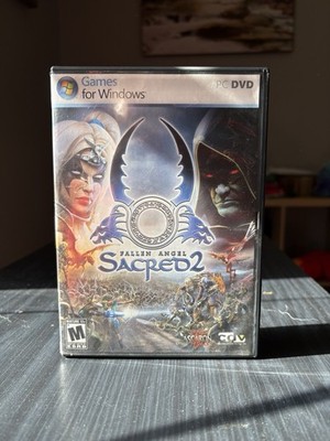 Sacred 2: Fallen Angel (Windows PC, DVD) Action RPG 2 DISC'S COMPLETE