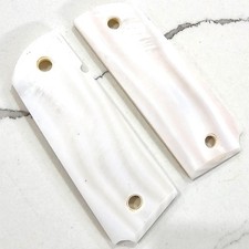 1911 Grips Full Size Genuine Mother of Pearl scale 1911 Colt, Kimber  Clones