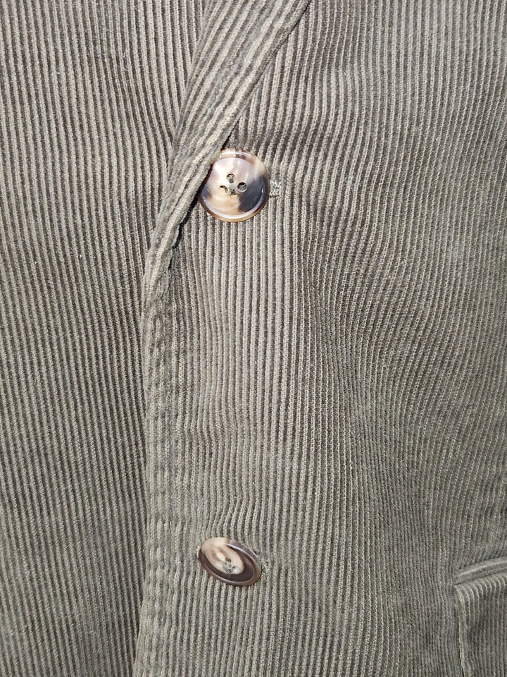 Juicy Couture вельветовая кожа локоть мужской 42R зеленый блейзер Sport пальто куртка - Изображение 2 из 4