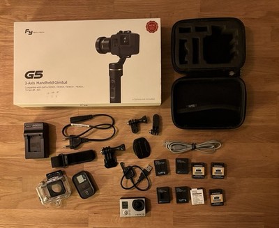 Go Pro Hero 3 Black CHDHX-301 & Feiyu-Tech G5 Gimbal & smart Remote 