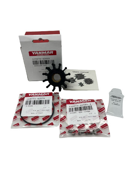 Kit Impeller Pour Moteur Diesel Marin Yanmar 3JH 4JH - Remplace 129670-42610