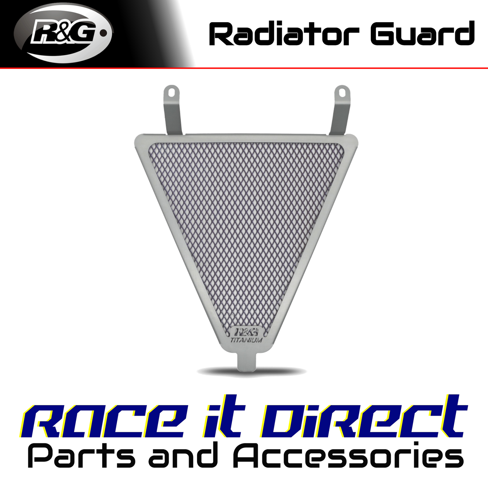 R&G - RAD0117RACINGTI - Radiator Guards (Titanium)
