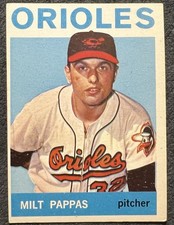 1964 TOPPS MILT PAPPAS (BALTIMORE ORIOLES) #45 EX OC