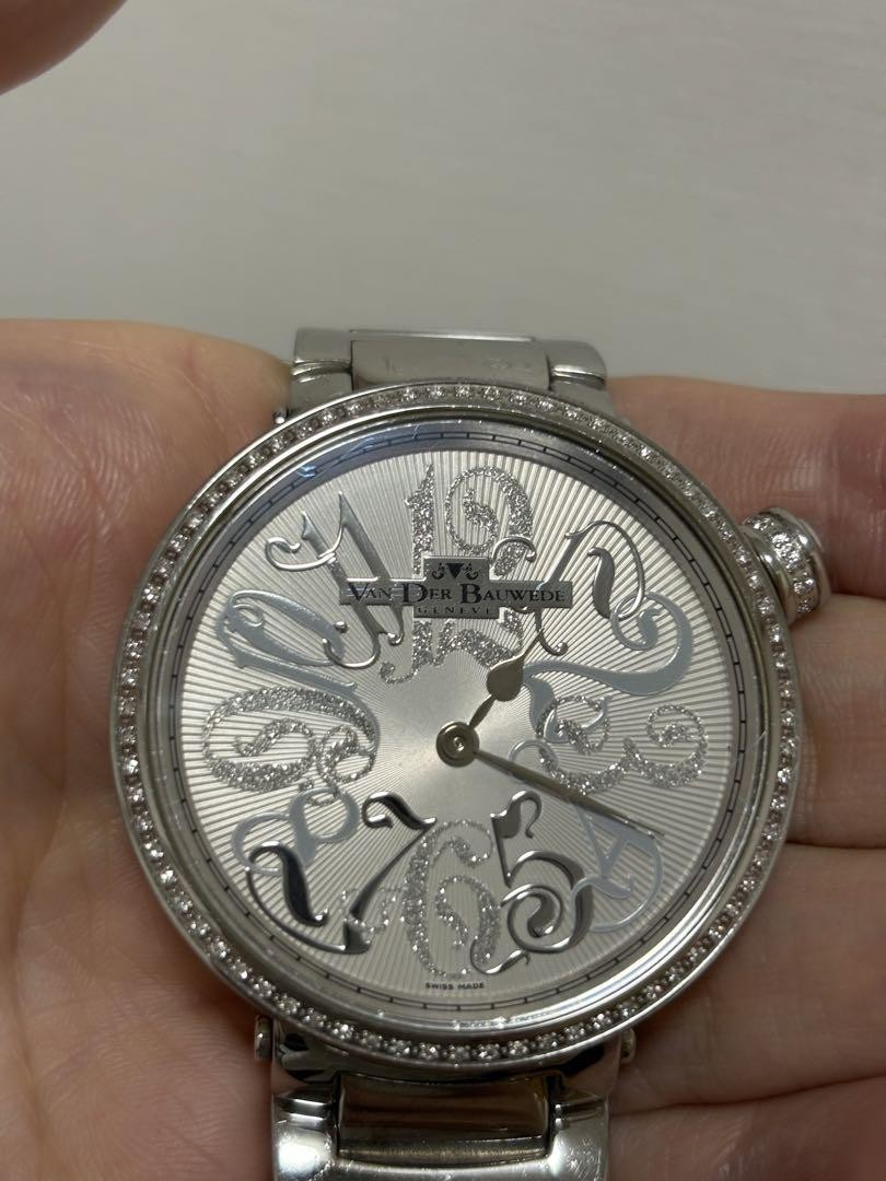 時計 VAN DER BAUWEDE NEB-K quartz Van Der Bauwede Neb-K Quartz Watch Men's Ceramic Black 42mm