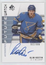 2019-20 SP Authentic Future Watch Rookies 932/999 Klim Kostin #246 Auto 0i1q