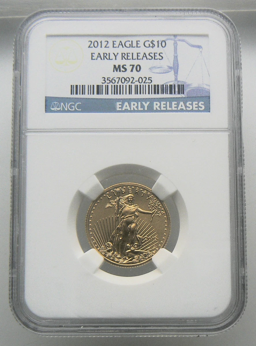 American Eagle MS 70 Graded 2012 Gold Bullion Coins for sale | eBay