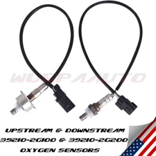 2x Upstream & Downstream Oxygen O2 Sensor For 2014-2015 Hyundai Sonata Kia 2.4L