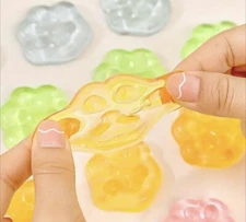 Gel Crystal Jelly Goo Sticky Animal Paws Anxiety Fidget Sensory Toy FREE CUBE 