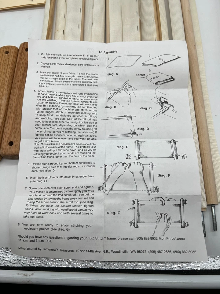 E-Z Stitch Frames Multiple lengths 6, 8, 10, 12, 14, 16, and 18 inches (NB-111) - Image 3 of 4