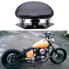 BLACK MOTORCYCLE SPRING SOLO SEAT BRACKET KIT FOR YAMAHA XVS 650 DRAGSTAR BOBBER