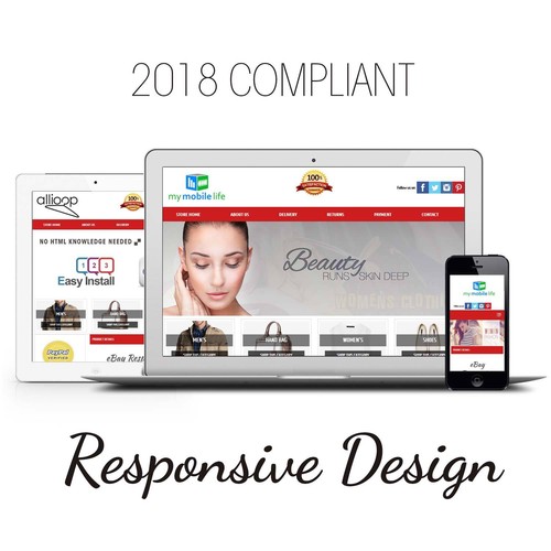 ebay Store and Listing Template, eBay html template 2021 FREE LOGO