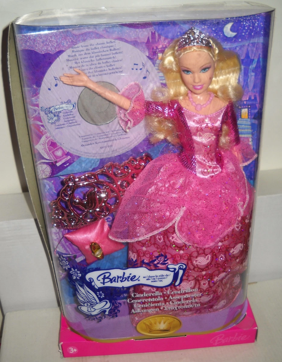 #6724 RARE NRFB Mattel Foreign Fairy Tale Cinderella Cendrillon Barbie