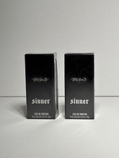 Kat Von D SINNER Eau de Parfum MINI SPRAY 0.15 OZ Each-Set Of 2 -Sealed NIB