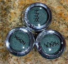 LOT OF 3 NYX Prismatic Eye Shadow PS11 Jaded deep green w/light green shimmer