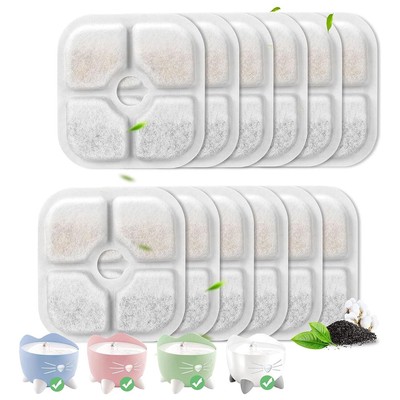 6/12/18PCS Für Catit PIXI Trinkbrunnenfilter-Ersatzfilter für PIXI Trinkbrunnen