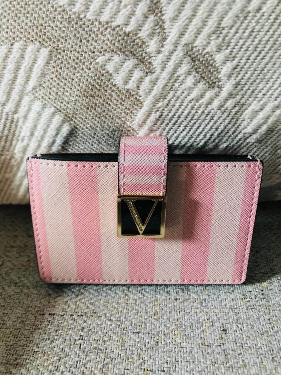 Y2K vintage retro Victoria’s Secret Pink Expandable Accordion Card Wallet  zara