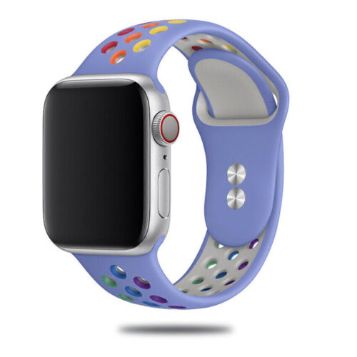 38/41/49mm SILICONE Sport For Apple Watch Strap Band iWatch Ultra2 9 8 7 6 SE 5 - Picture 36 of 45