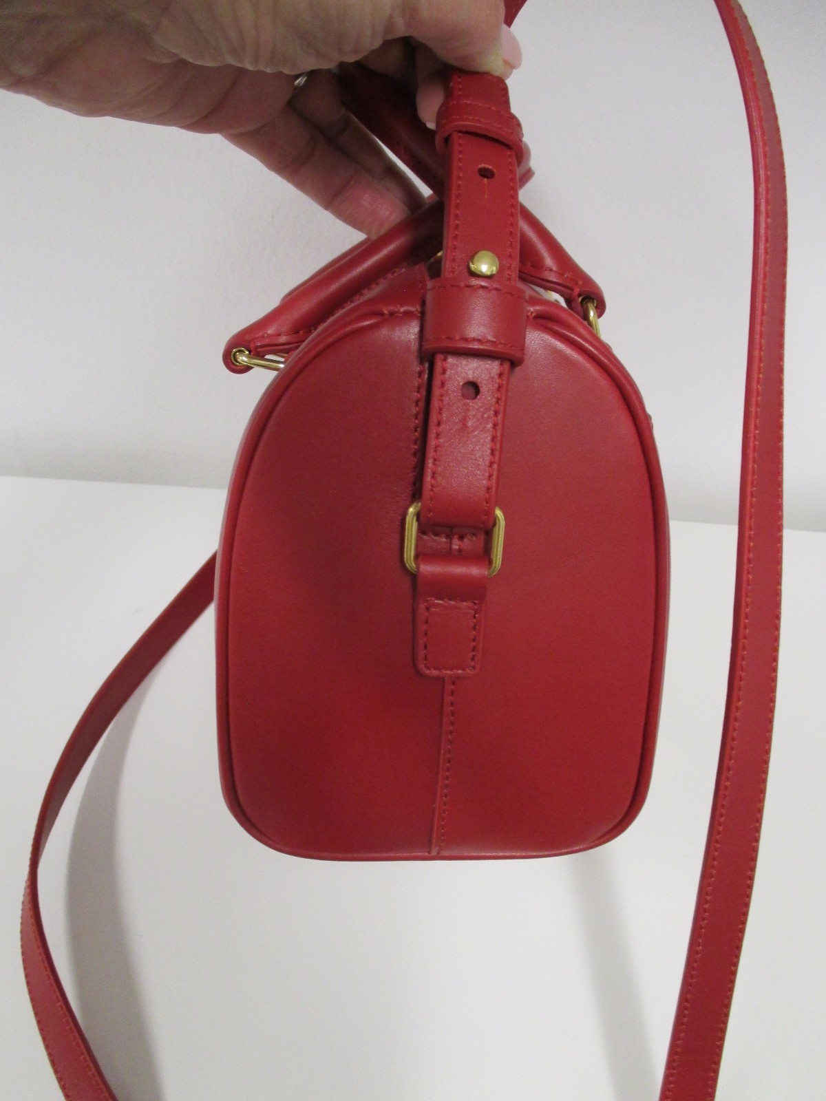 Borsa a tracolla SAINT LAURENT ""Small Borsone 3"" in pelle