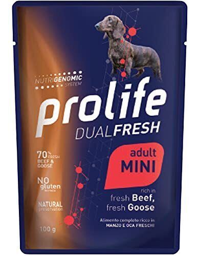 Prolife Dual Fresh Mini - Manzo e Oca Fresca - Gourmet per Cani
