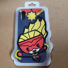 Marvel Ms. Marvel Chibi iPhone XS silicone phone case free shipping Miniso 