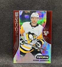 ADAM JOHNSON ROOKIE CARD RED 2019-20 Upper Deck Synergy NHL Hockey #70 Tier 1 RC