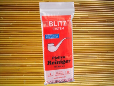 10 x 80 Blitz Pfeifenreiniger stark schmutzlösend rot weiß Pfeifenputzer Cleaner