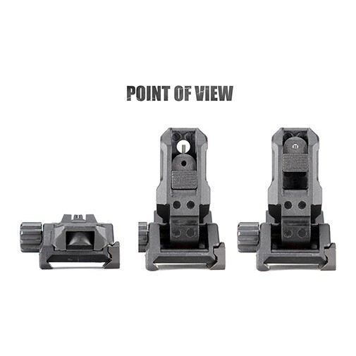 Strike Industries Polymer Folding/Flip Up Sights -Tool-less