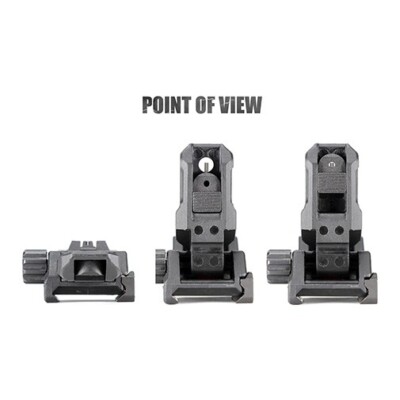 Strike Industries Polymer Folding/Flip Up Sights -Tool-less