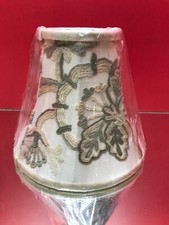 Small hand stitched lamp shades 7 3/4 X 8 1/8 X 4 1/8 there is Qt. 12 each price