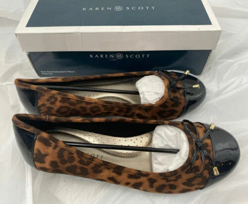 Tacón Bajo Informal Estampado Animal Karen Scott para Mujeres