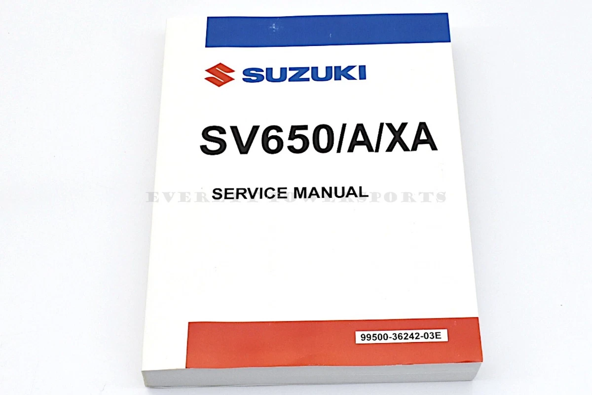 SV650 摩托车维修手册及印刷品| eBay