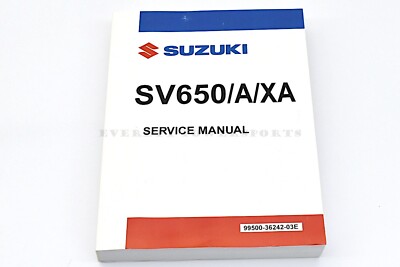 SUZUKI SV650A/XA サービスマニュアルとパーツカタログのセット SUZUKI SV650A/XA サービスマニュアルとパーツカタログのセット