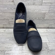 Clarks Cloudsteppers Breeze Sol Blue Slip On Comfort Shoes Women Size 8M