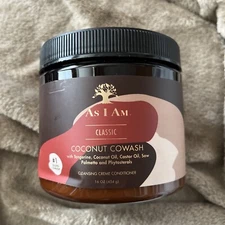 As I Am Coconut Cowash Cleansing Conditioner - 16 ounce - Gentle Daily Cleanser