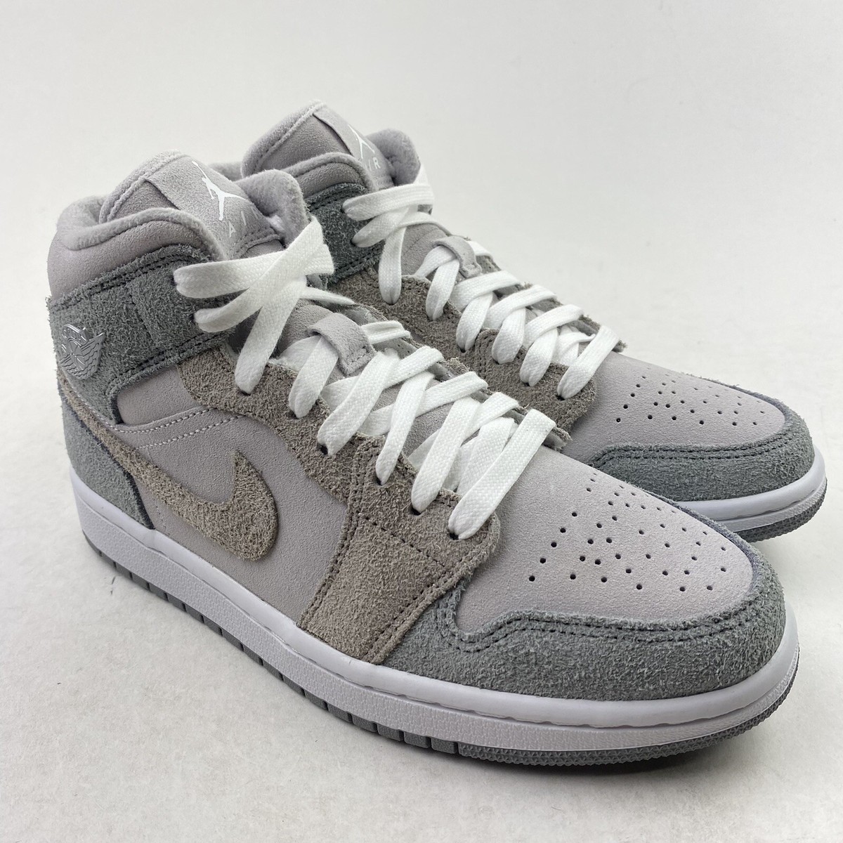 Nike Air Jordan 1 Mid SE Womens 8 Particle College Grey