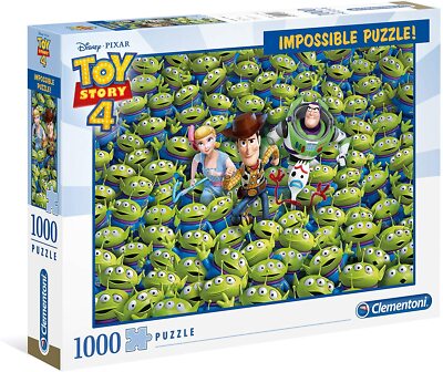 NEW Clementoni Jigsaw Puzzles Deluxe 1000 Piece Puzzle Impossible Toy Story 4