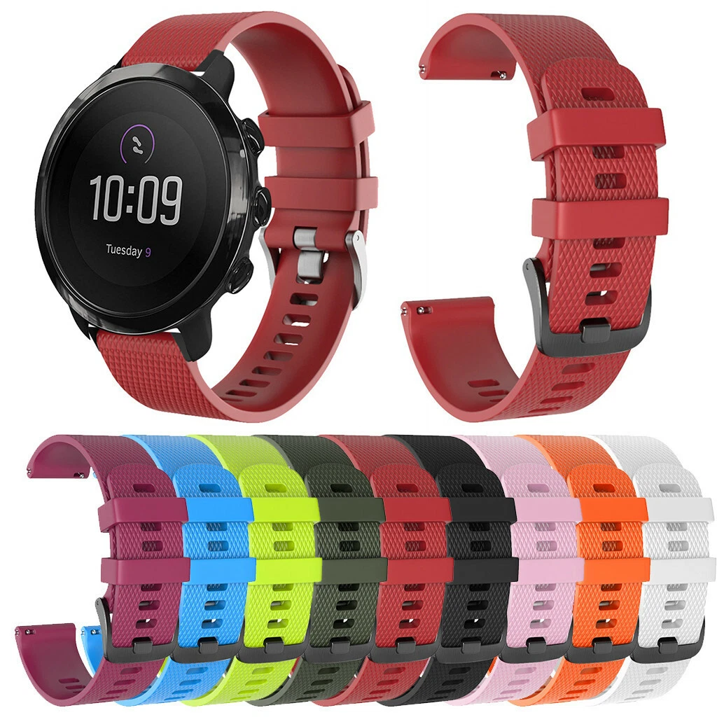 Bracelet De Montre En Silicone De 20 Mm Pour Suunto 3 Fitness