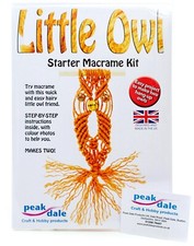 Macramé Little Owl Kit di Peak Dale Products NUOVO E SIGILLATO. ULTIMO - RIDOTTO
