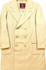 Abrigo de pelo de camello alpacuna para hombre 60 % camello 40 % lana Hughes & Hatcher 42R