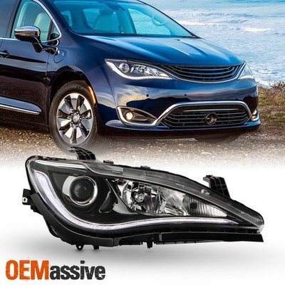 For 2017-2020 Chrysler Pacifica Halogen w/ Low Quad Chrome Headlight Passenger