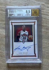 2015 National Treasures Kobe Bryant USA Basketball Auto 8/25 BGS 8.5 Auto 10 #1