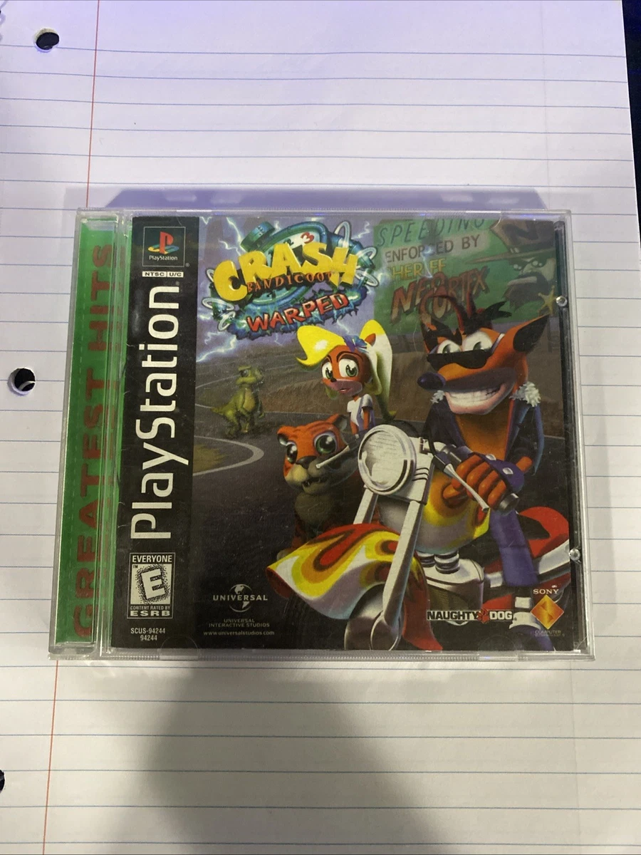 Crash bandicoot 3 warped d'occasion - Jeux vidéo