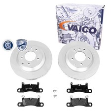 VAICO 330mm BREMSSCHIEBEN+BELÄGE HINTERACHSE passend für VW TOUAREG | V10-7596