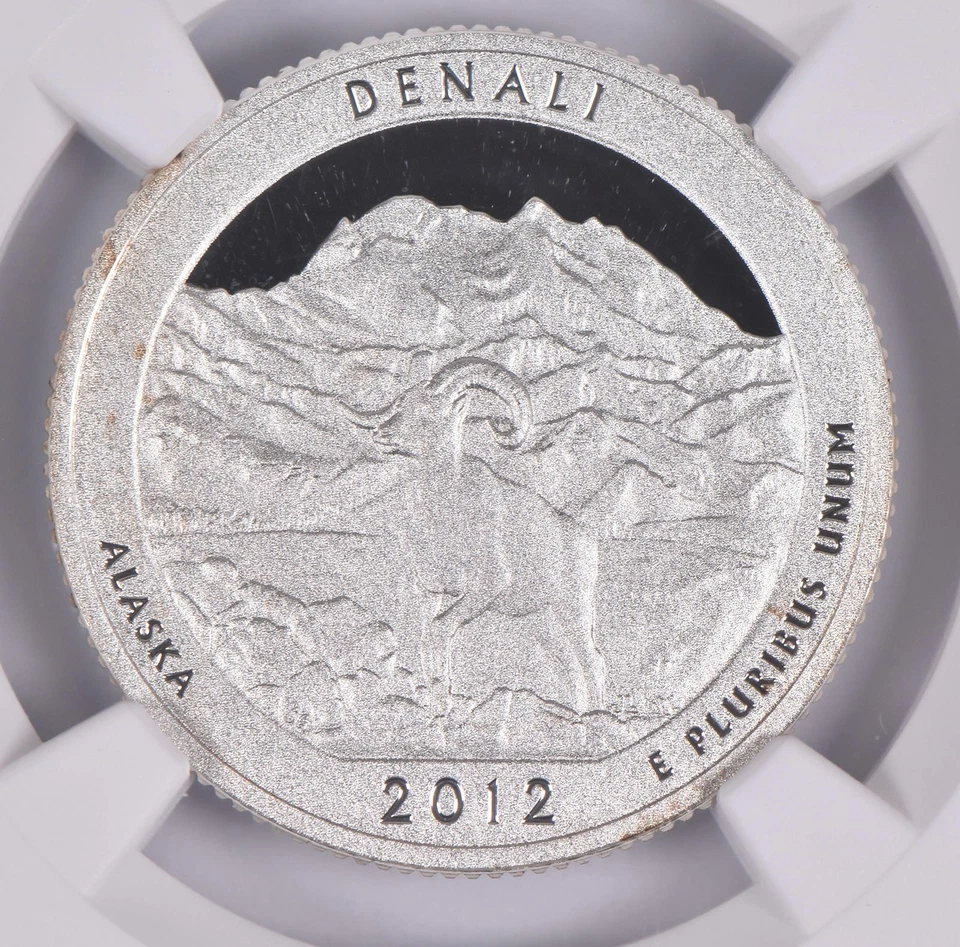 2012-S Silver PF70 ANT Denali Quarter Limited Edition NGC *0160 - Image 3 of 4