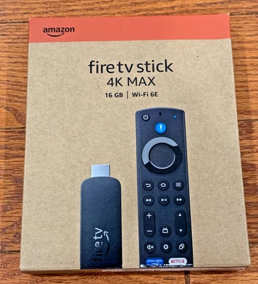 🔥2024 NEWEST AMAZON FIRE TV Stick 4K MAX 2.0 GHz Wi-Fi 6E 16GB Streaming Device