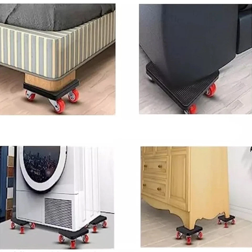 5tlg. Transportroller Set 400 kg Möbelheber Umzughelfer Möbelrollen Möbelrücker - Bild 3 von 4