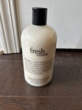 Philosophy Fresh Cream Shampoo, Shower Gel and Bubble Bath 16 Oz.