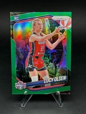 2025 Prizm WNBA Lucy Olsen Green Prizm Rookie Washington Mystics #104