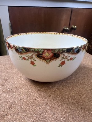 Hübsche Vintage Sutherland Art Porzellan Schale Goldrand Blumenmuster