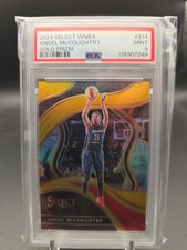 2024 Select WNBA Angel McCoughtry Courtside Gold Prizm #/10 PSA 9